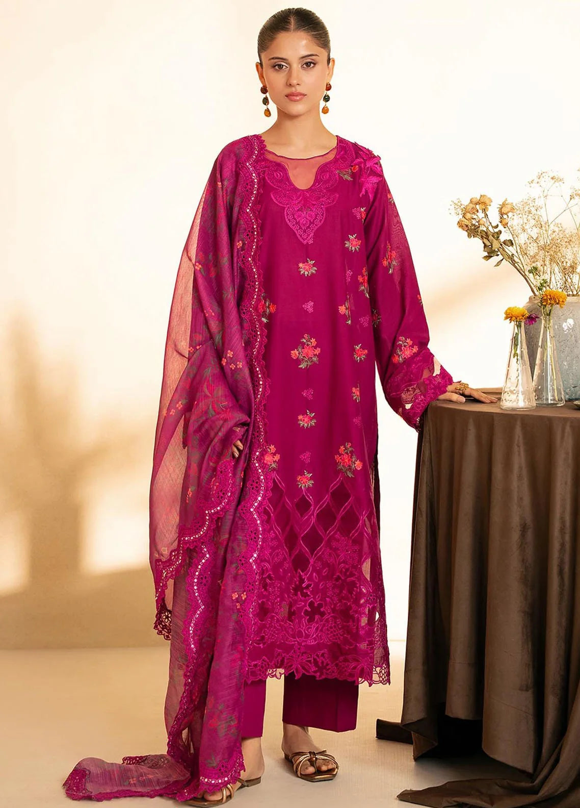 Rajbari - Jahaan - Embroidered Lawn - MAYA 4B