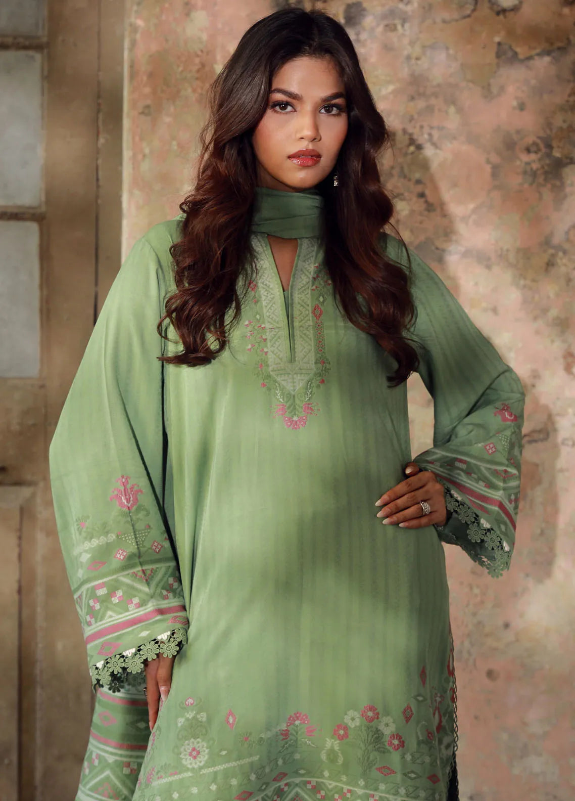 Sahar - Autumn Winter Jacquard Viscose - JV-24-V3-05