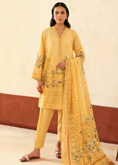 Sahar - Printed Lawn - Golden Trellis