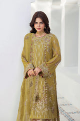 Ramsha - Sonehri - Embroidered Chiffon - BB 304