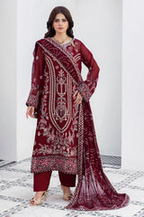 Ramsha - Sonehri - Embroidered Chiffon - BB 301