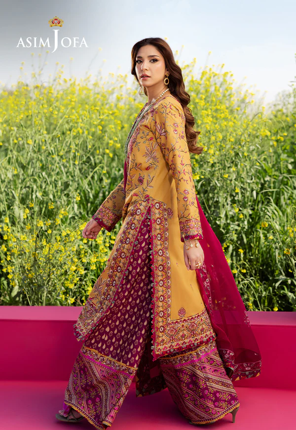 AJELL-07 EMBROIDERED LAWN 3 PCS - Image 8