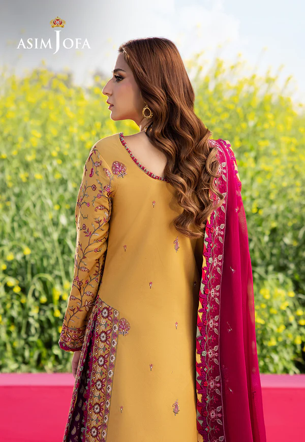 AJELL-07 EMBROIDERED LAWN 3 PCS - Image 6