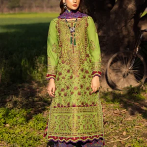 AJELL-05 EMBROIDERED LAWN 3 PCS