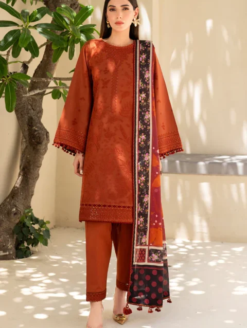 EMBROIDERED LAWN IL-SS24-D5
