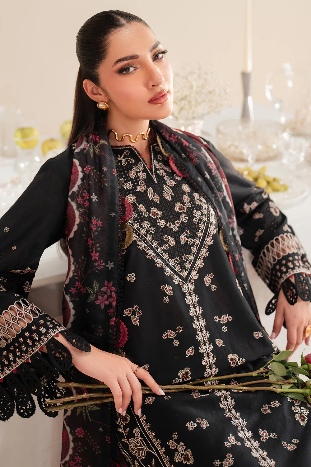 EMBROIDERED LAWN IL25-D07 - Image 12