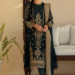 EMBROIDERED CHIFFON UF-393