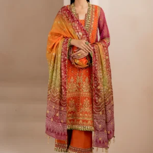 EMBROIDERED CHIFFON UF-706