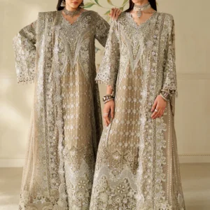 EMBROIDERED CHIFFON CH14-08