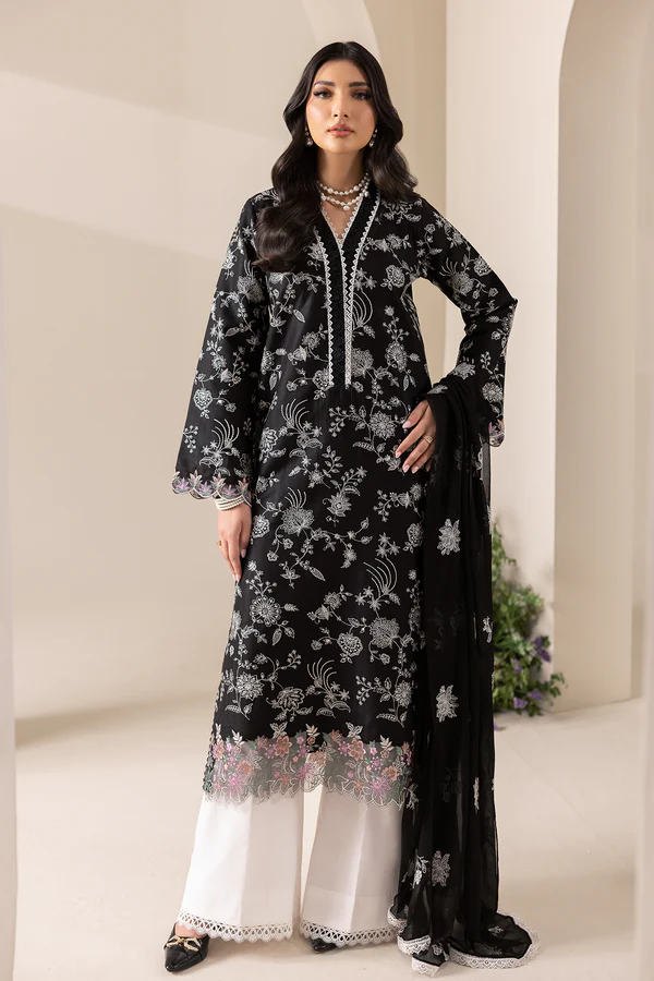 Embroidered Chiffon Dopatta 10 - Image 5