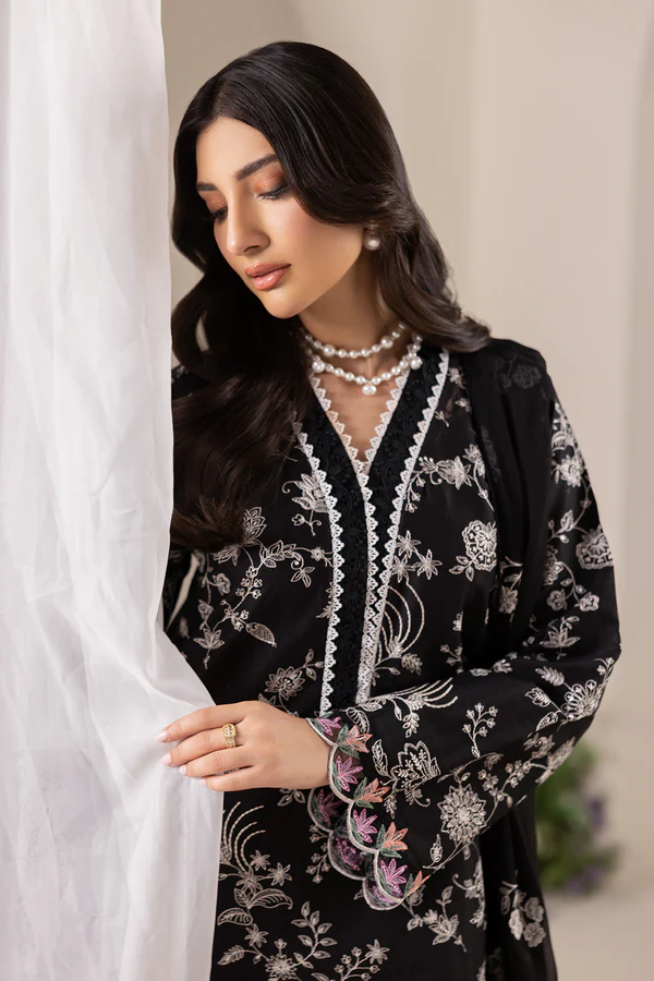 Embroidered Chiffon Dopatta 10 - Image 7