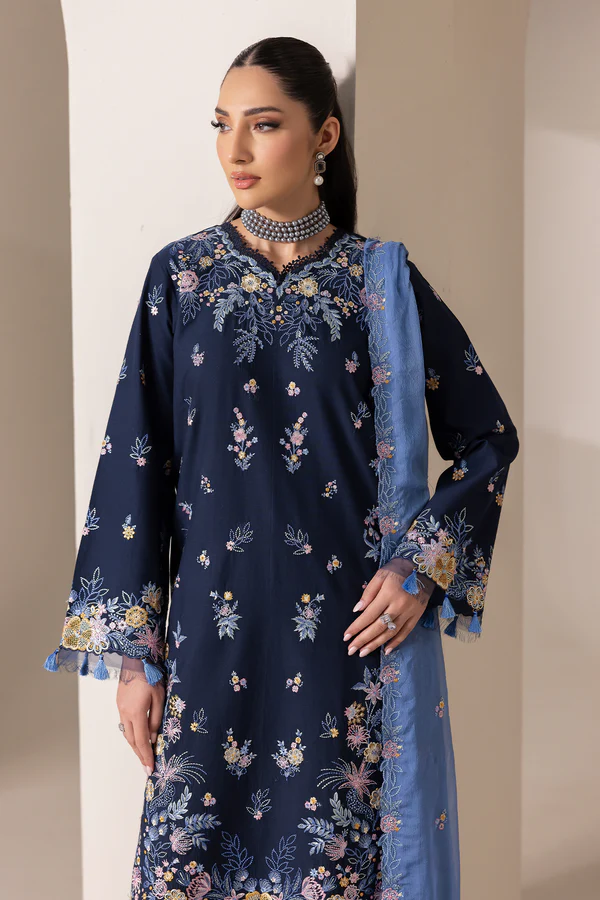 Embroidered Chiffon Dopatta 07 - Image 7