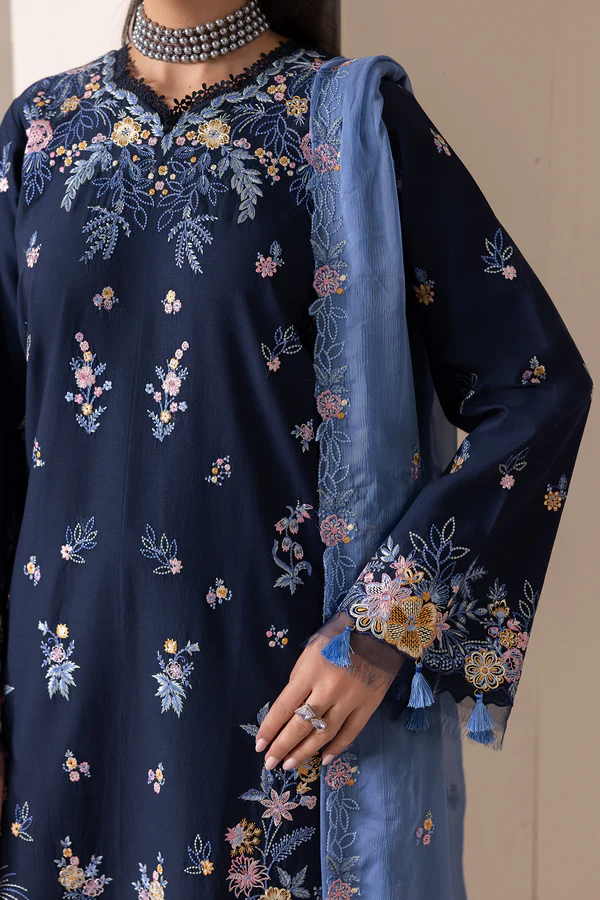 Embroidered Chiffon Dopatta 07 - Image 6