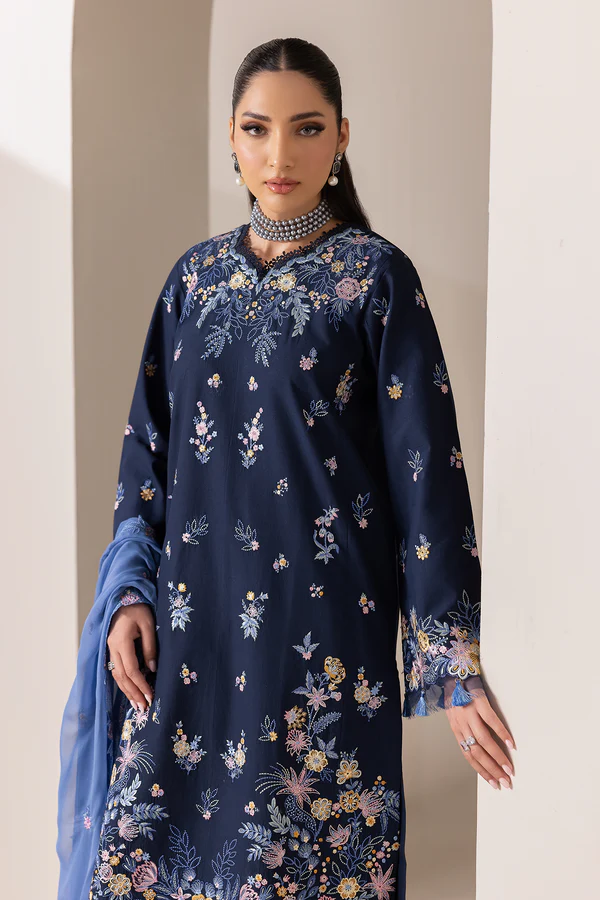 Embroidered Chiffon Dopatta 07 - Image 5