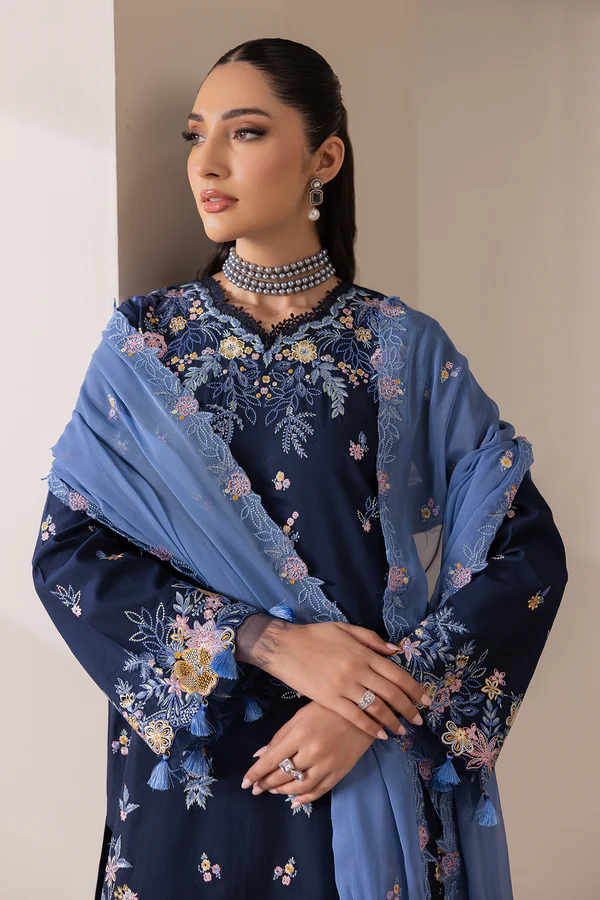 Embroidered Chiffon Dopatta 07 - Image 3