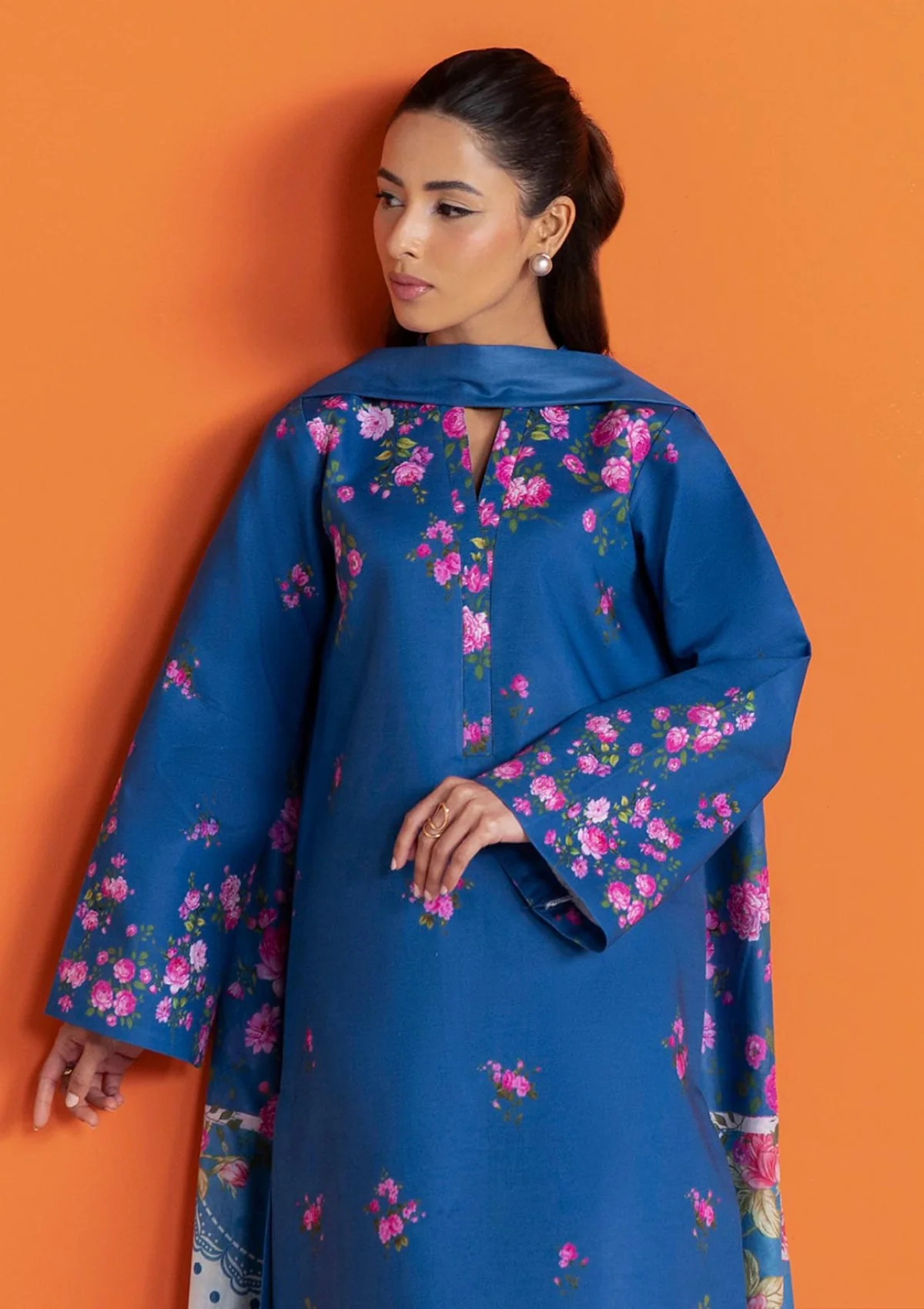 Amal Prints 3Pc - D10 - Image 2