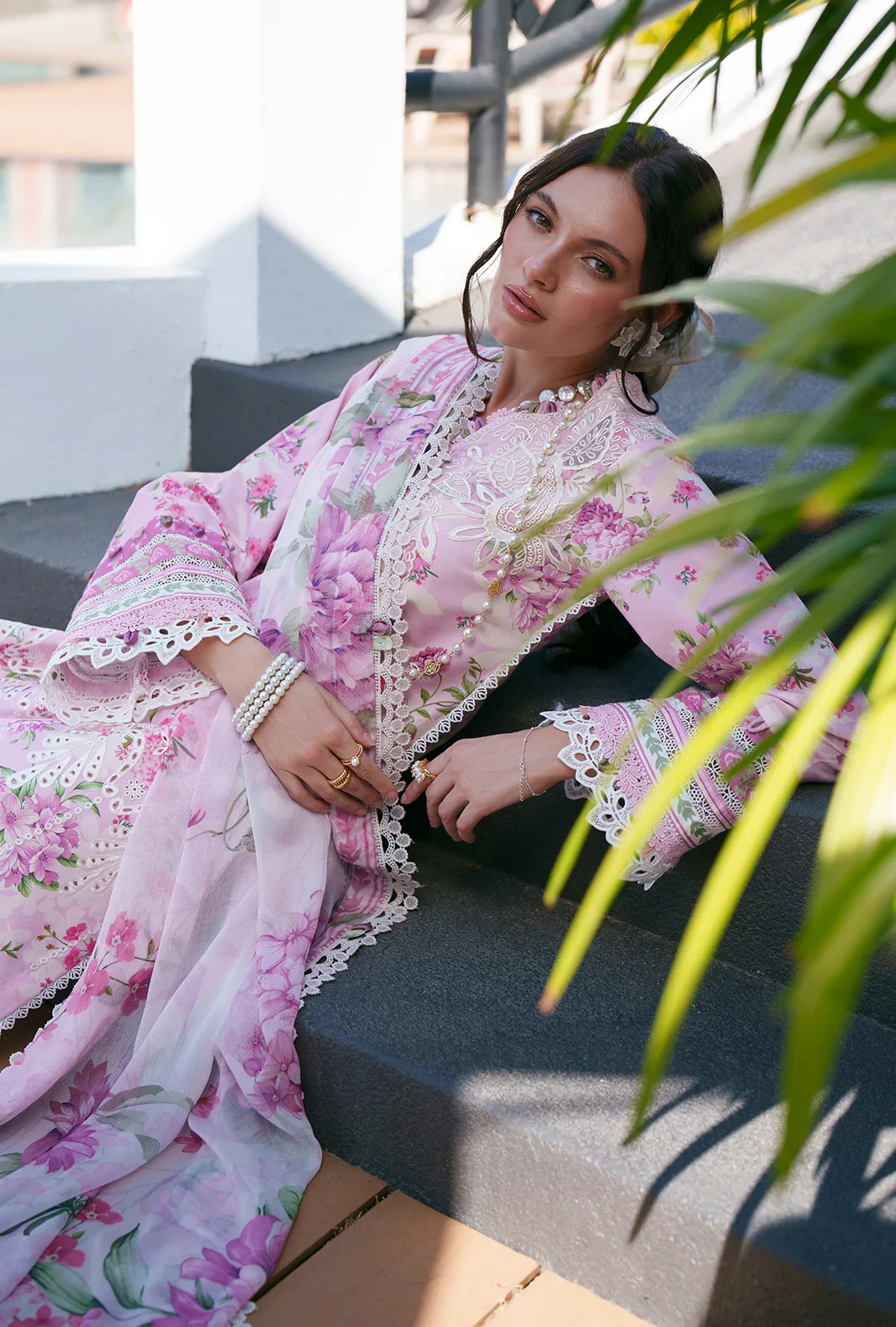 Rumi- Printed Chikankari'26 - Image 3