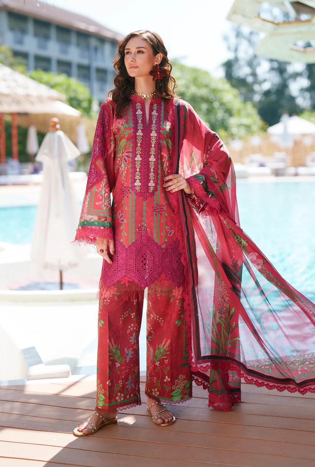 Amaira- Printed Chikankari'26