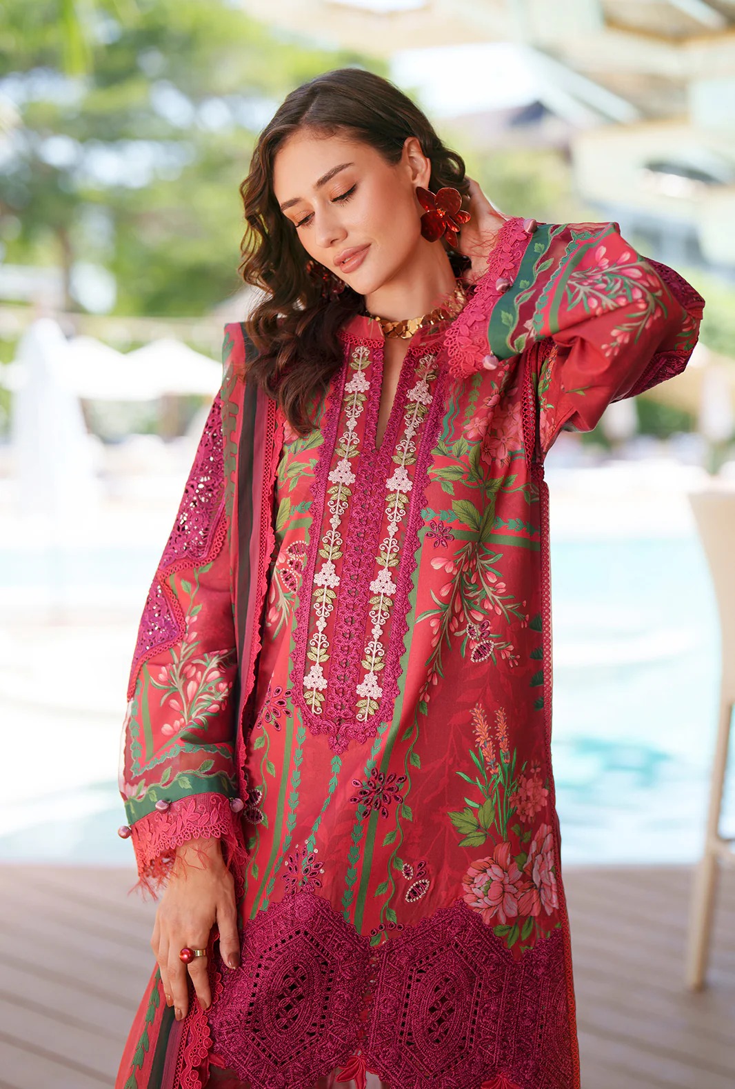 Amaira- Printed Chikankari'26 - Image 2