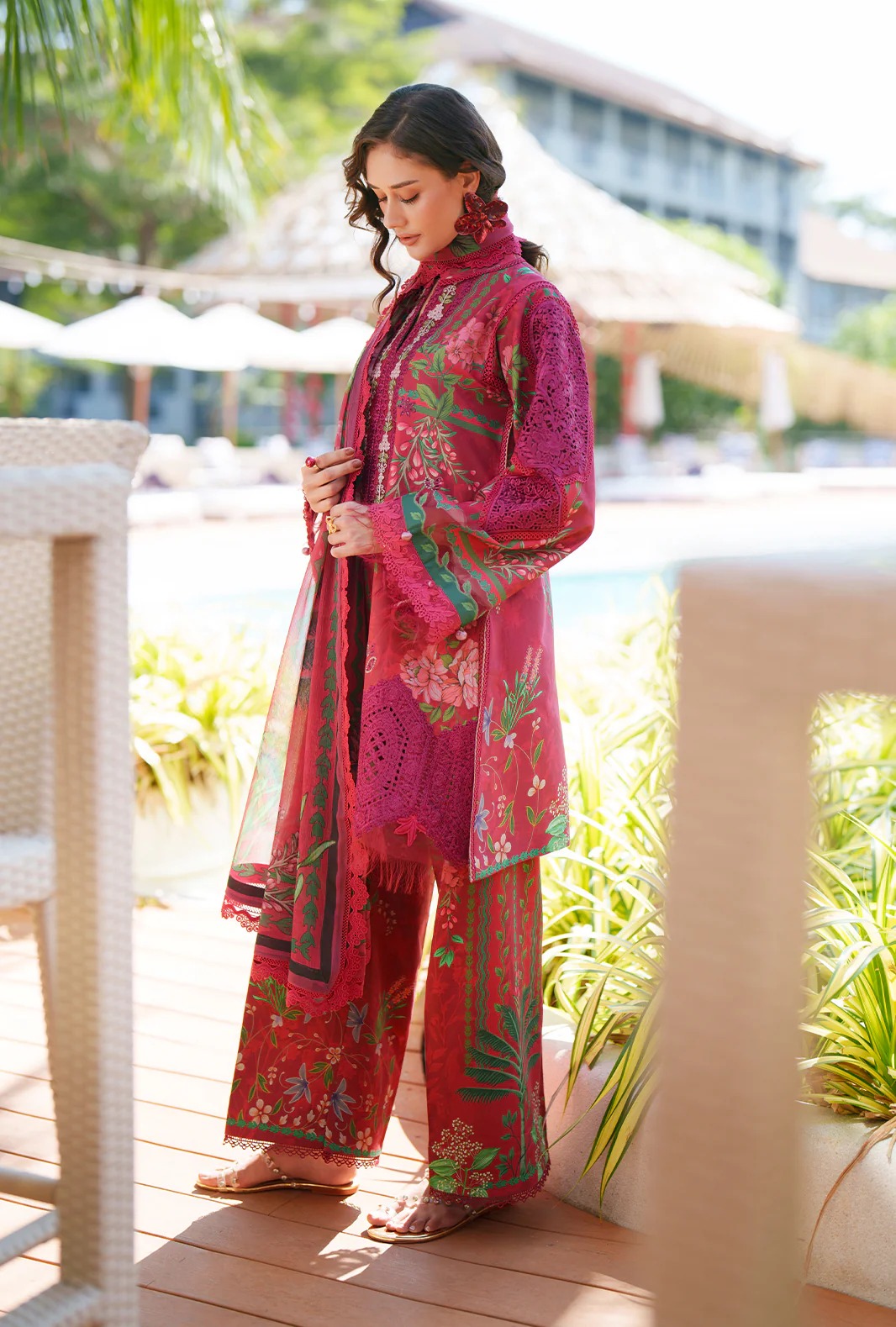 Amaira- Printed Chikankari'26 - Image 4